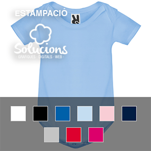 Body de màniga curta especial per a bebè, colors