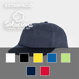 Gorra bàsica per a personalitzar - diferents colors