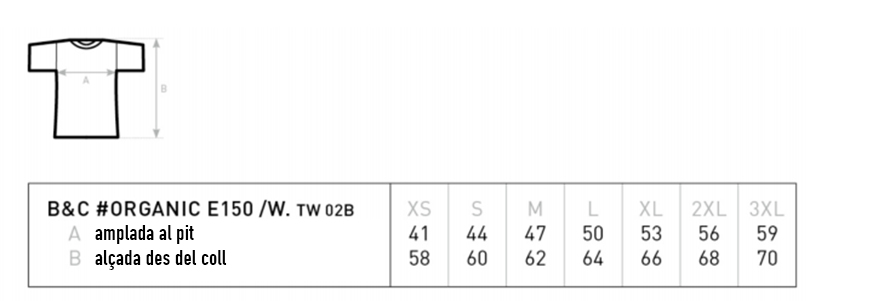 Mides samarreta organica