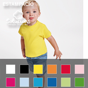 Samarreta de màniga curta especial per a bebè, colors