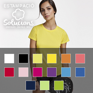 samarreta tecnica personalitzable dona