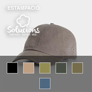 Gorra per a personalitzar - diferents colors