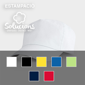 Gorra per a personalitzar - diferents colors
